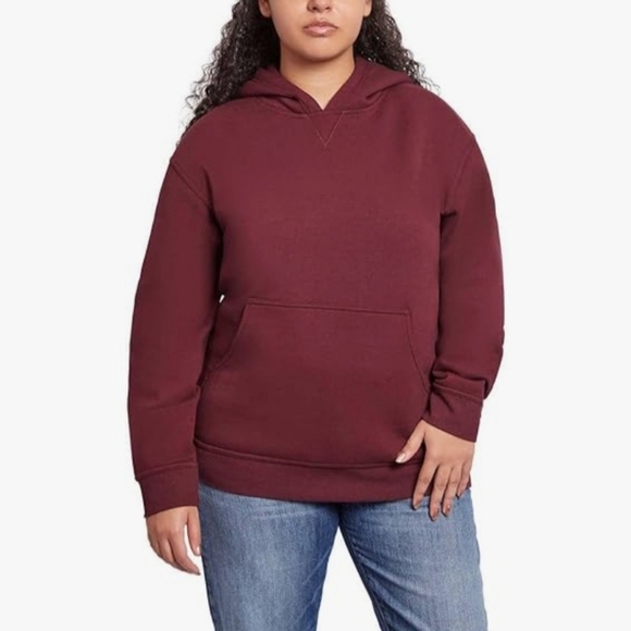 Kirkland Signature Tops - Kirkland Signature Hoodie Pullover Heavyweight Sweatshirt Red Women's XL